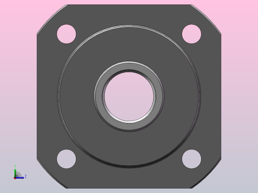 滚珠丝杆固定座支撑座BRW15左视缩略图