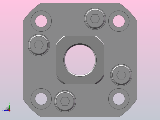 滚珠丝杆固定座支撑座BRW15右视缩略图