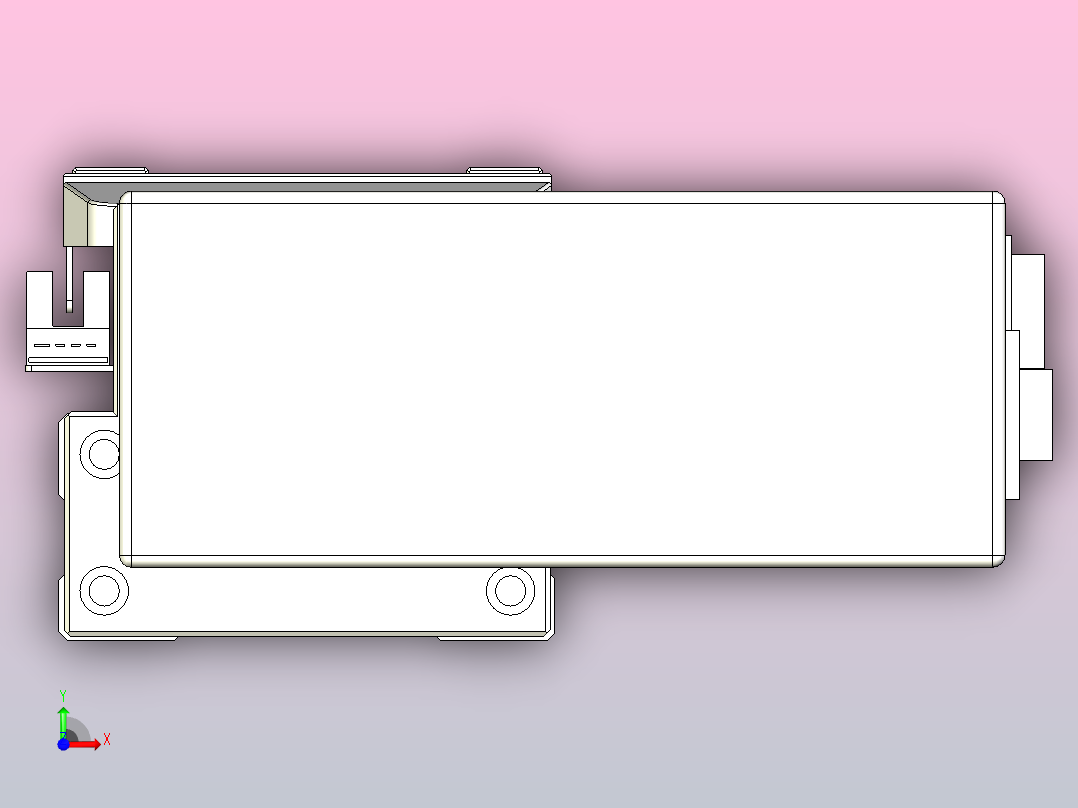 滚珠丝杠直线轴内置导轨TPA-GCR-80-1610C-L900-ML-M20-N3前视图