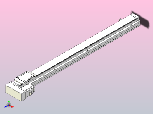 滚珠丝杠直线轴内置导轨TPA-GCR-80-1610C-L900-ML-M20-N3正等轴测缩略图