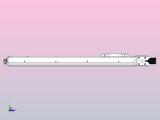 ECB10-550-R直线模组左视缩略图