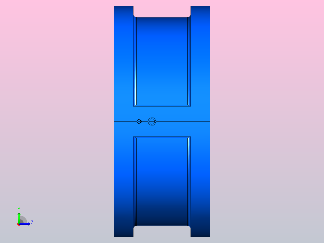 H71H╱Y╱F-PN1.6(HWF6)对夹式止回阀[H71H╱Y╱F-PN1.6(HWF6)]350左视图
