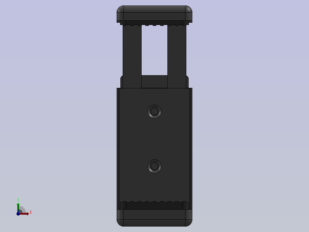 X-Shot 相机夹具前视图
