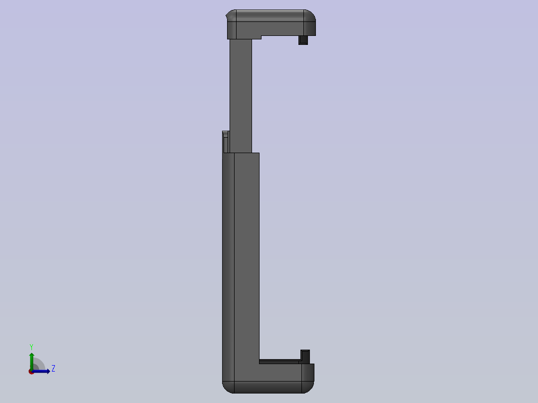 X-Shot 相机夹具左视图