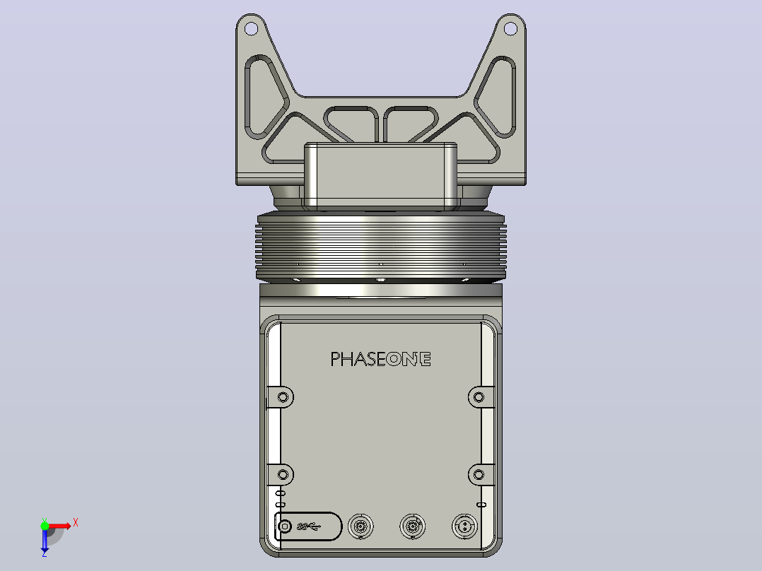 XM-RS150照相机的万向架稳定系统俯视图