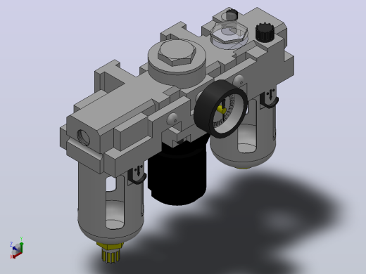 MAS2500~5000[MAS4000-03-标准]三联件，气源过滤器，空气调理组合