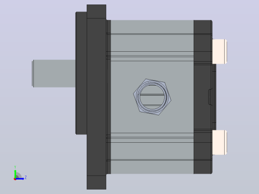 固体齿轮泵 2016左视缩略图