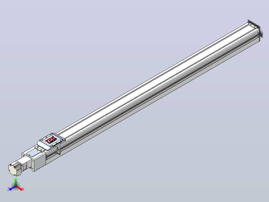滚珠丝杠直线轴带导轨全封闭TPA-HCR-65S-1610C-L1000-M-C-P10-N3主视图