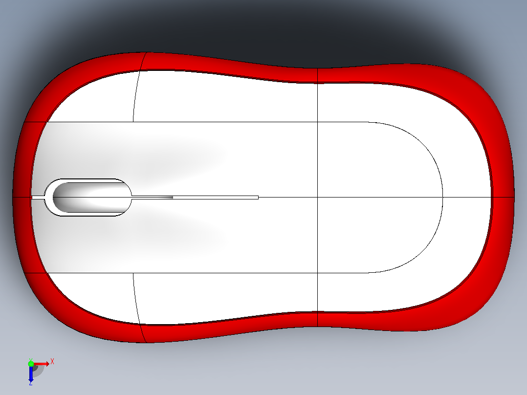 鼠标 3d俯视图