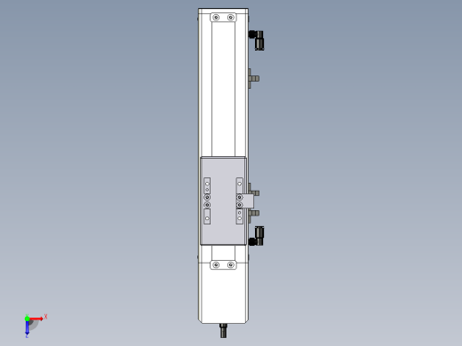 SCM6-150-BM-M10滚珠花健、支撑座、滚珠丝杠、交叉导轨、直线模组俯视缩略图