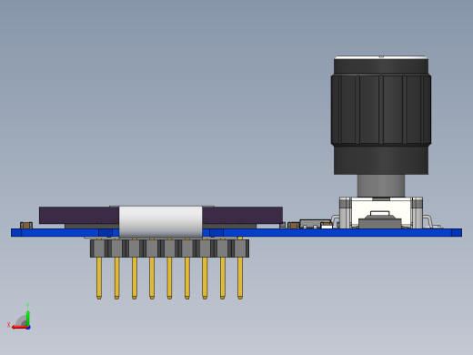 Estardyn 1.3 OLED模块SH1116驱动器，EC11编码器，I2C接口，3.3V，128x64后视缩略图