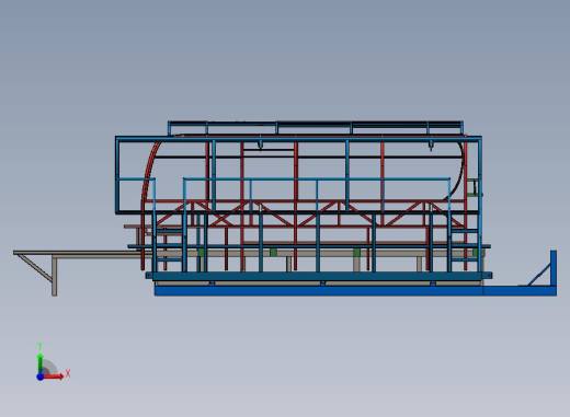 A14-骨架液压合装台加6米公路车骨架前视缩略图