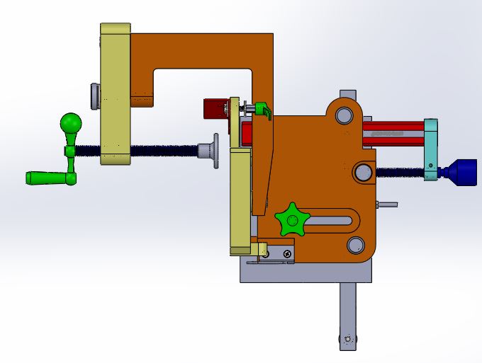 tenon jig榫头夹具（sw2018）