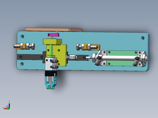 翻转夹手组装sw16可编辑