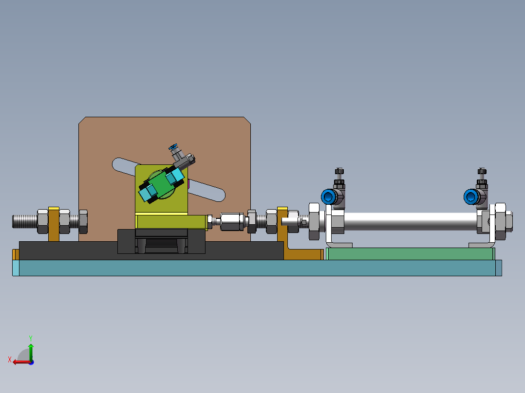 翻转夹手组装sw16可编辑后视图