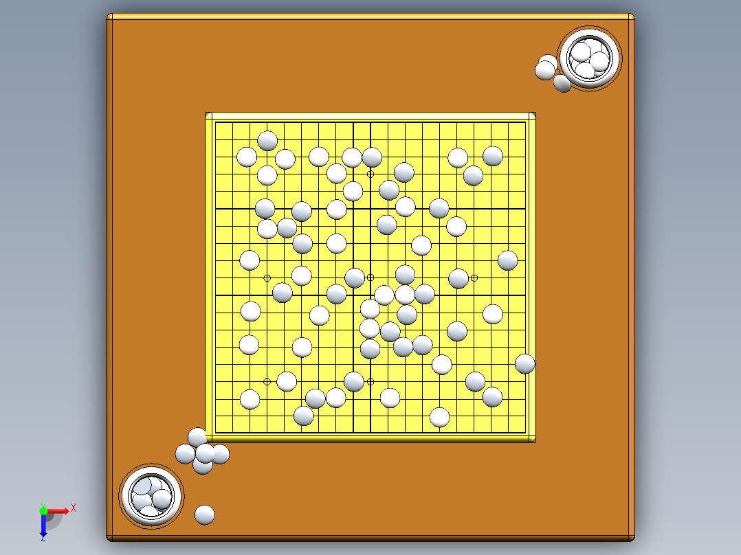 围棋俯视图