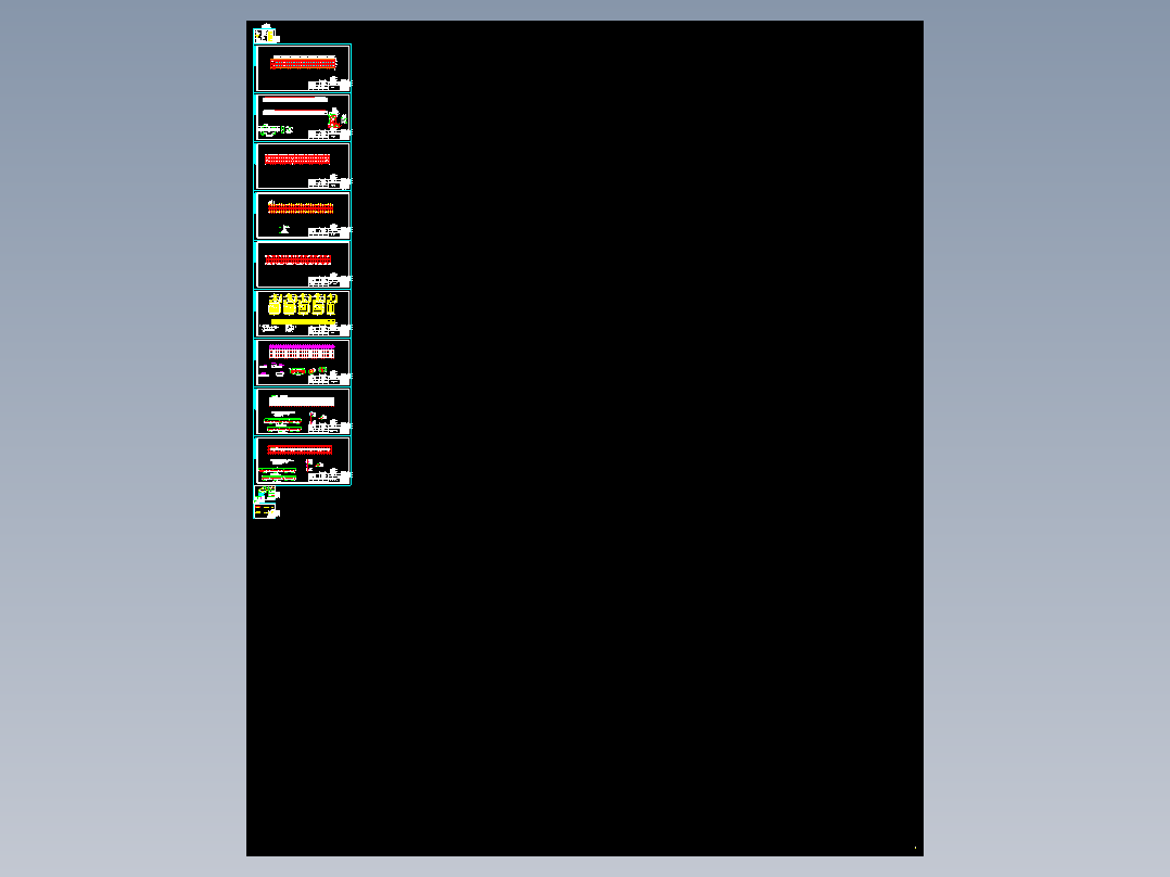 3套 畜牧场畜牧带犊母牛舍建筑工艺方案cad图（含工艺设计）cad施工图设计