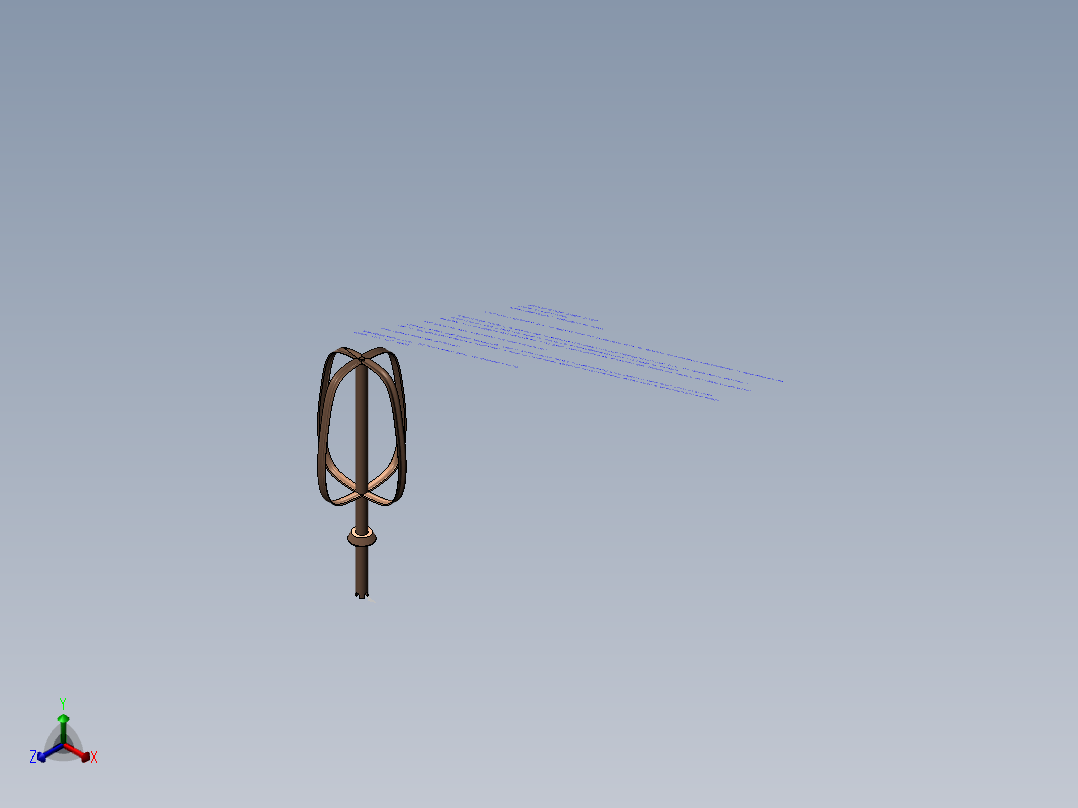 打蛋器正等轴测图