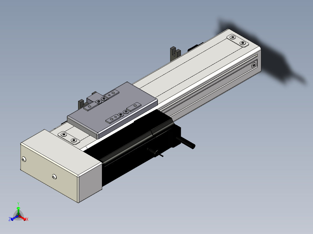 Toyo东佑达直线模组-ECH6-150-BL+煞車主视图