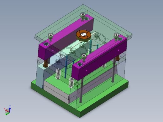 电动机端盖注塑模具设计