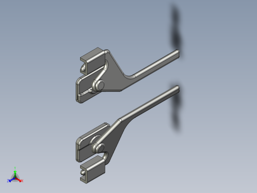 关闭拖车门把手