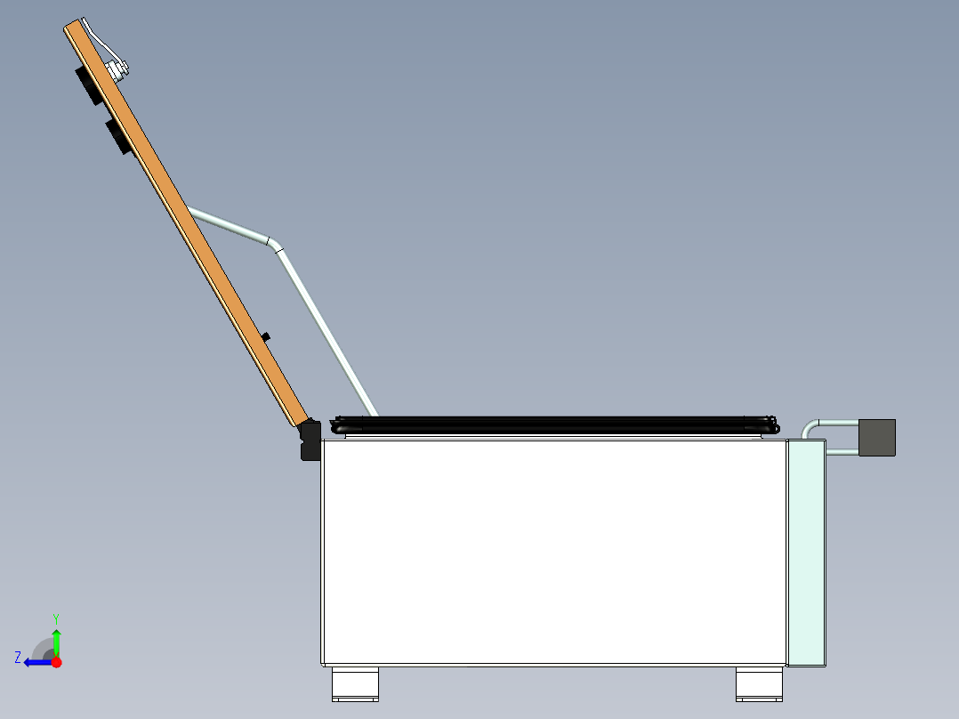 三天线口光电箱右视图