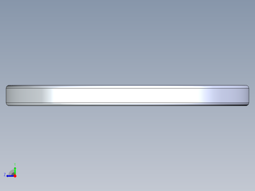 SAE平垫圈-FLAT WASHER SAE 0.5625.STEP右视图