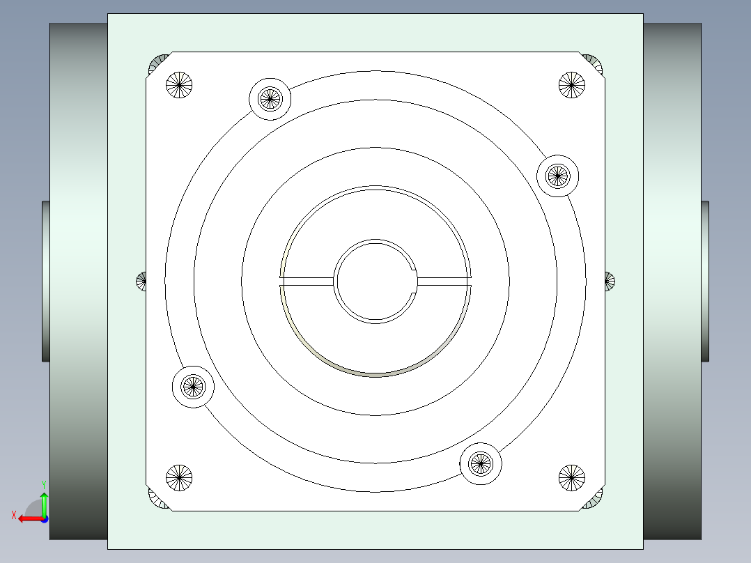 换向器32PW140双孔 PLX120-L2 22-110-145-M8.stp后视图