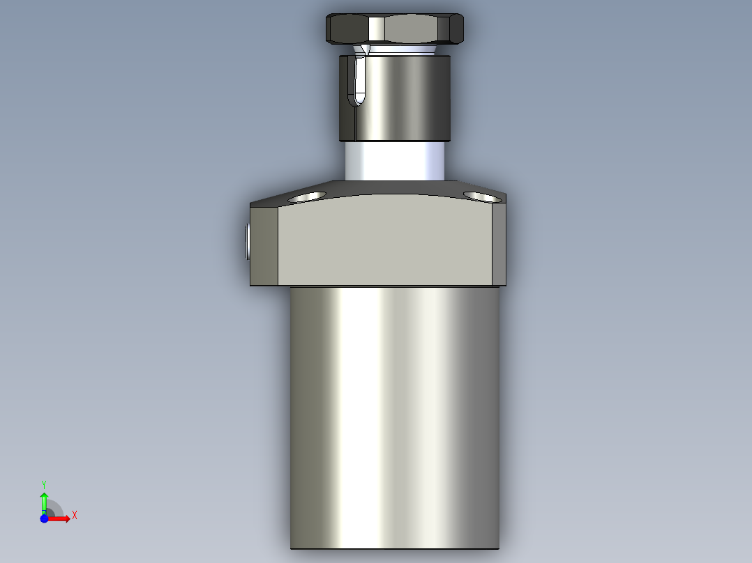 KOSMEKLHS0750-GR-Y45多系列多零件图纸模型前视图