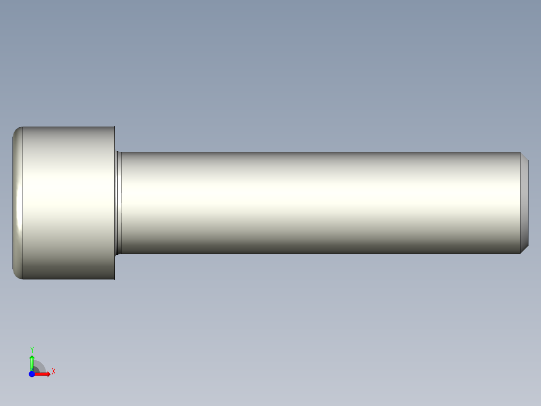 螺钉-DIN_912-M16x65.stp前视图