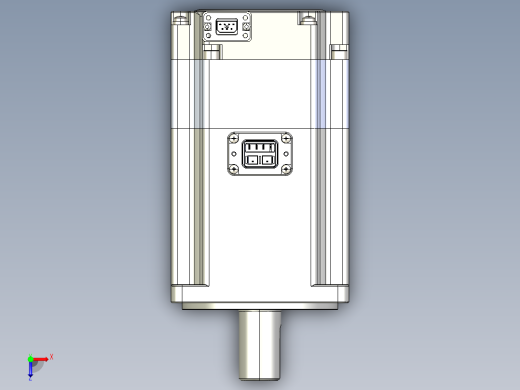 电机MS6H-80TH30BZ3-20P7.IGS俯视缩略图