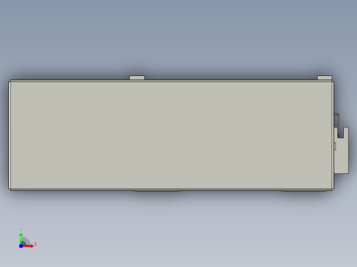 直线模组LHA170-S300-R设计图纸前视缩略图