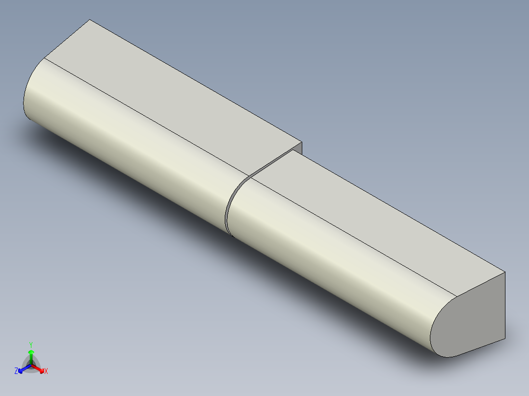 工程塑膠鉸鏈EPH-3D多系列多零件图纸模型主视图