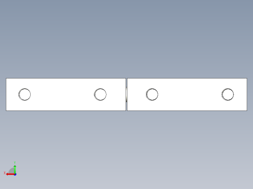 工程塑膠鉸鏈EPH-3D多系列多零件图纸模型后视缩略图