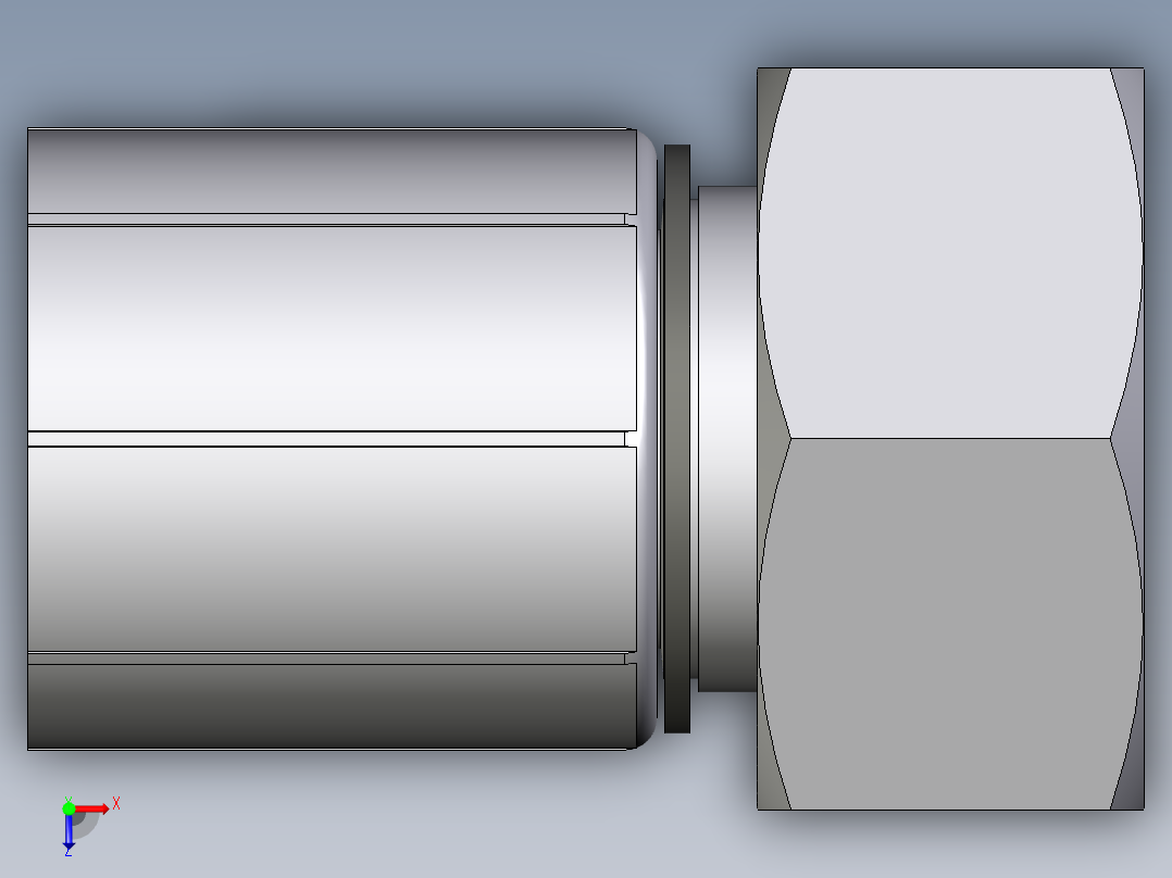 C971系列-24°重型直头俯视图