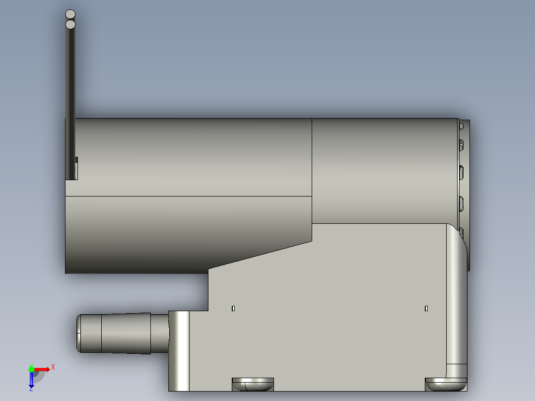 T2-03 微型膜片泵（空气气体），最高达 2.5 LPM 自由流量 (6)系列图纸俯视图