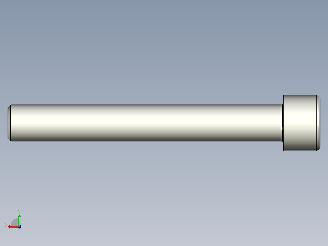 螺钉-DIN_912-M24x180.stp后视图