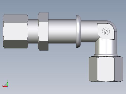 卡套式工业通用硬管接头EO_Bulkhead_elbow_WSV08LCF后视缩略图