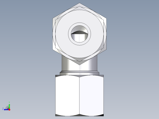 卡套式工业通用硬管接头EO_Bulkhead_elbow_WSV08LCF右视缩略图