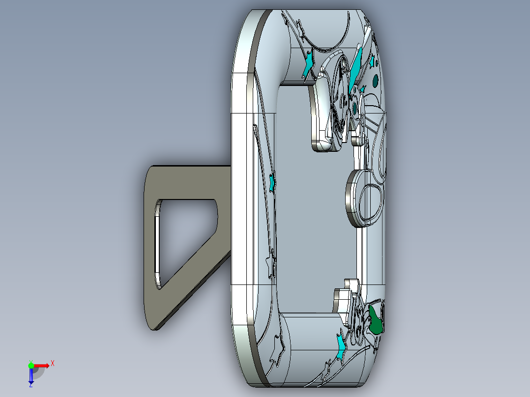 匹诺曹相框俯视图