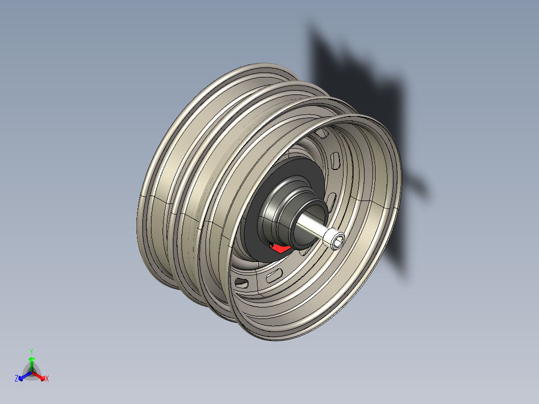 草料收割机forage-harvester-IGES DWG主视图