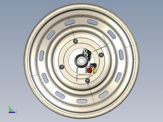 草料收割机forage-harvester-IGES DWG左视缩略图