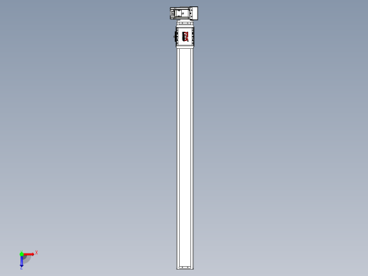 同步带全封闭直线模组TPA-HCB-85D-90-L1050-LU-Y-P20-N3俯视缩略图
