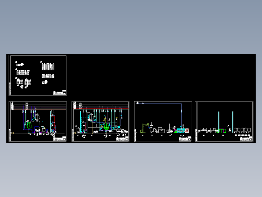 XO1-美罗培南无菌原料药精制生产车间初步CAD毕业设计图纸CAD1017642