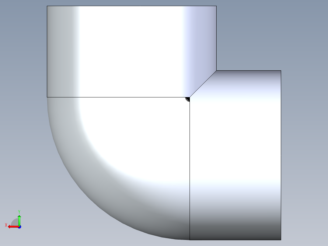 CPVC管件07-Sch80_90Elbow_FPTxFPT_9808-015_1.5in后视图