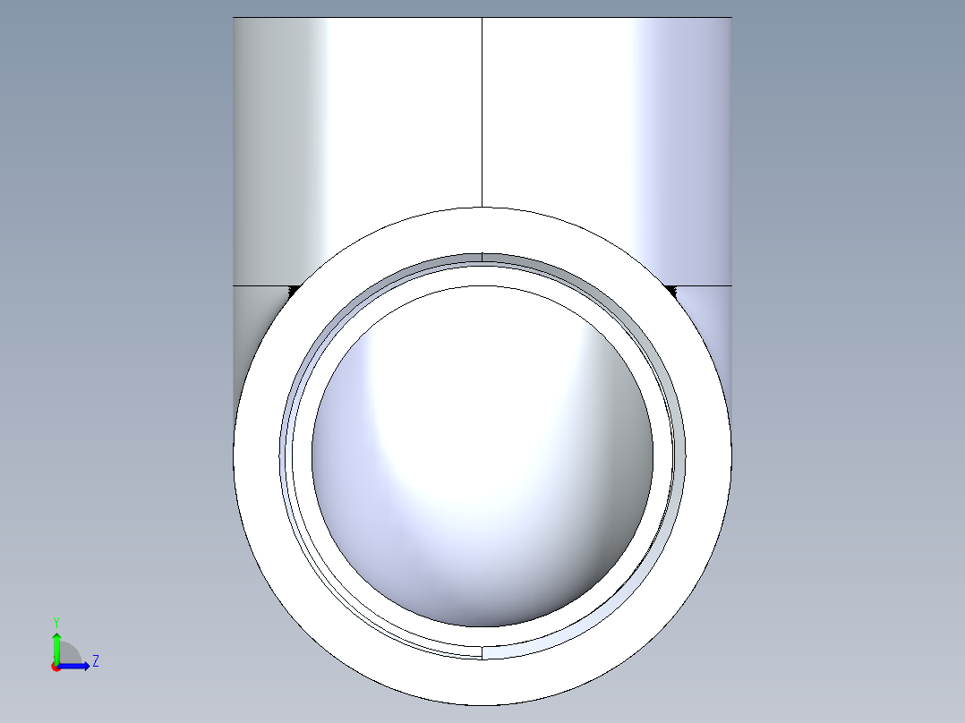 CPVC管件07-Sch80_90Elbow_FPTxFPT_9808-015_1.5in左视图