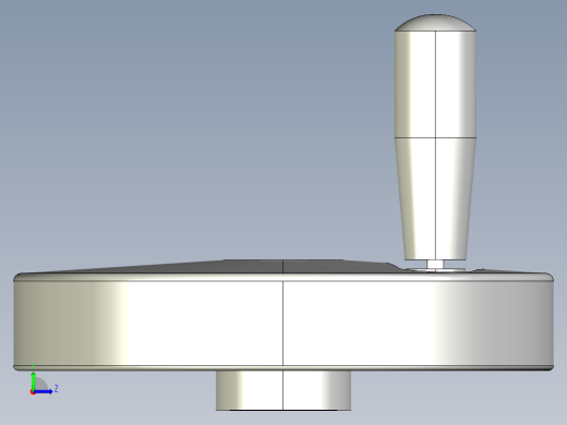 塑膠手輪VDS+IR-3D多系列多零件图纸模型左视缩略图