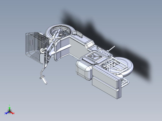 载重电动车正等轴测缩略图