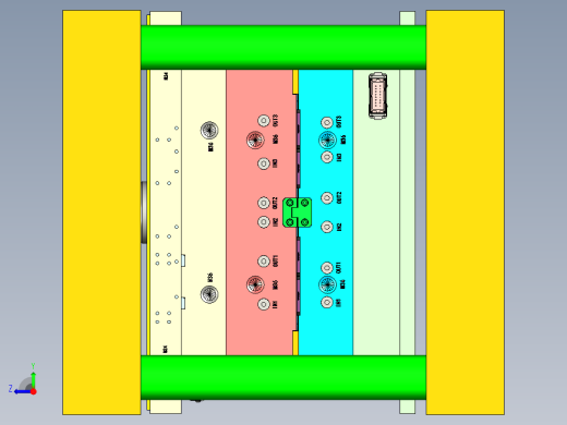 电池PC板模具右视缩略图