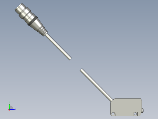 基恩士PZ-M13_33_kc图纸模型左视缩略图
